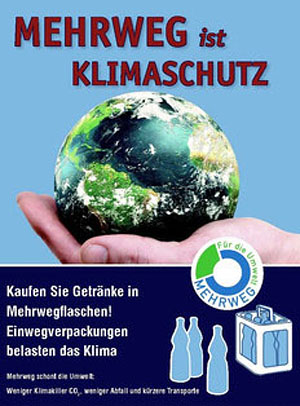 umwelt mehrweg plakat